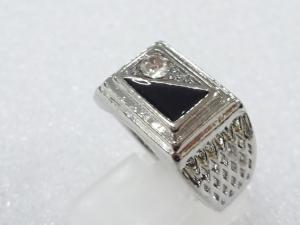 クリスタル　エナメル　指輪(17号)